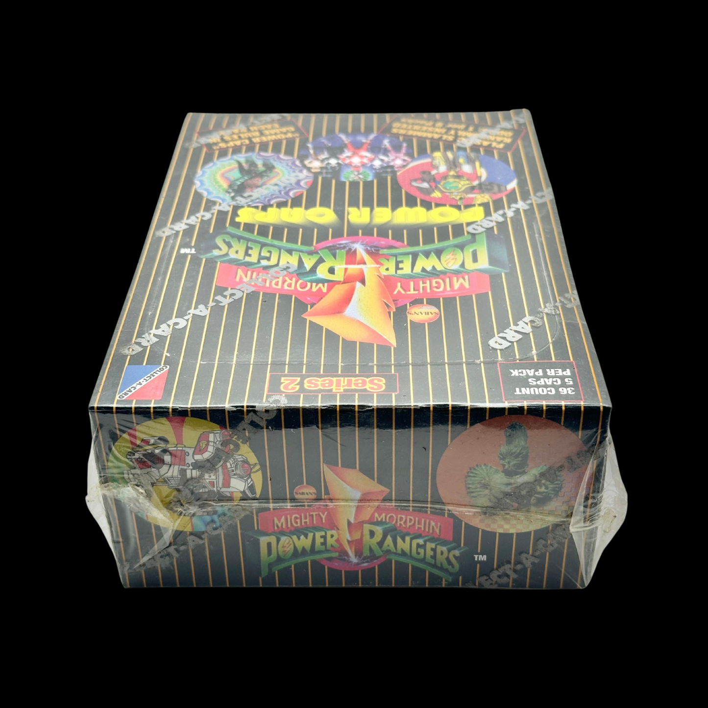 Power Rangers Power Caps Pogs Booster Box 1995