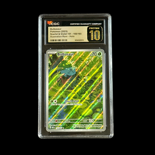 Pokemon Slab Bulbasaur 166/165 CGC Pristine 10 2023