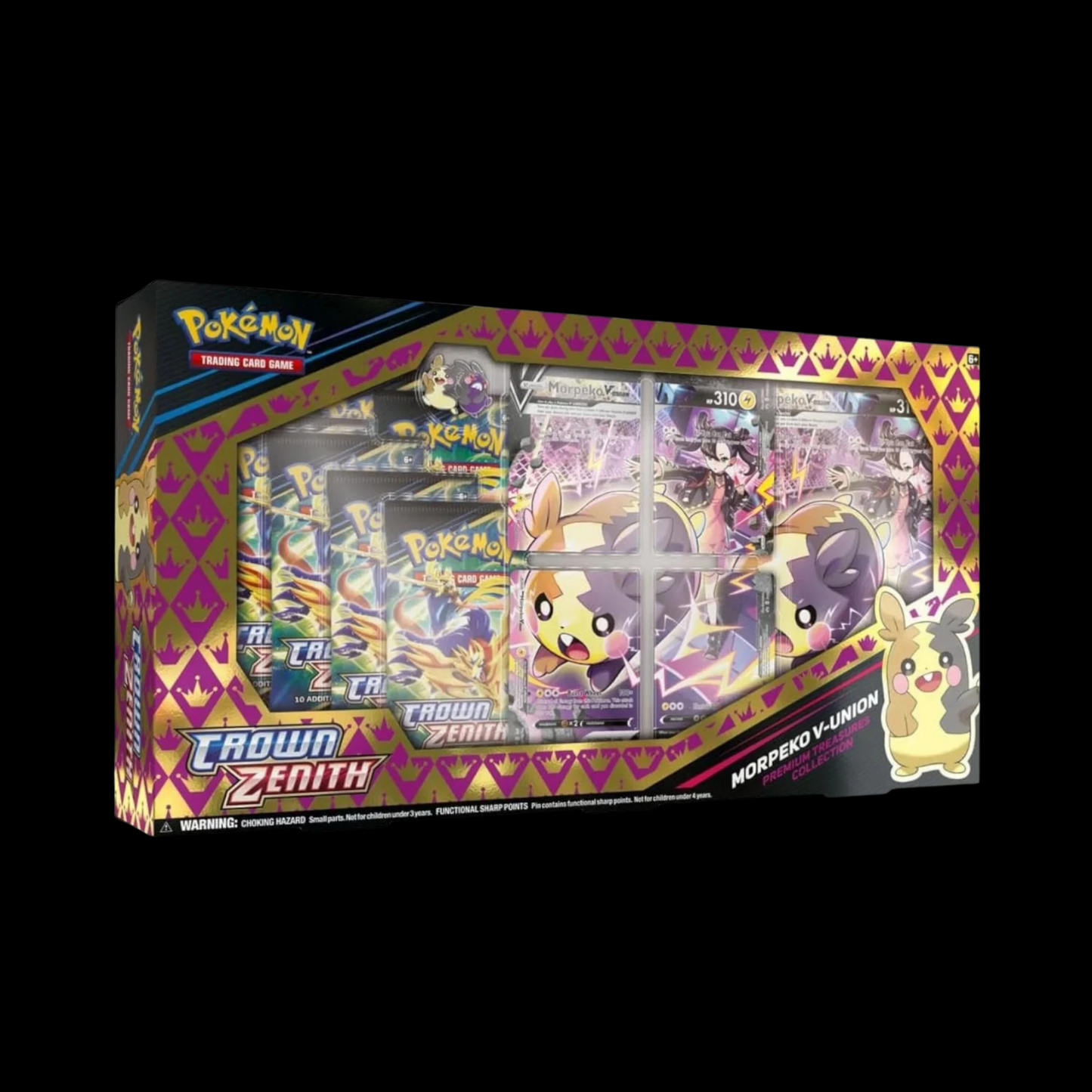 Pokemon Crown Zenith Morpeko V-Union Premium Treasures Collection Sealed Case