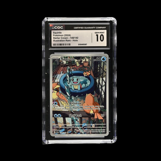 Pokemon Slab Squirtle 148 2024 CGC 10 Gem Mint