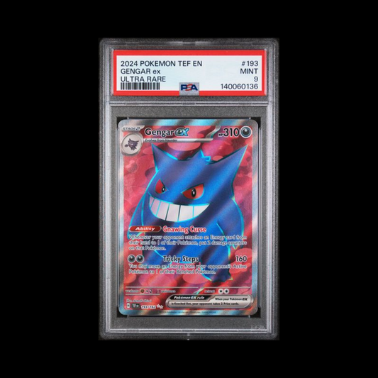 Pokemon Slab Gengar EX 193 PSA 9 Mint 2024