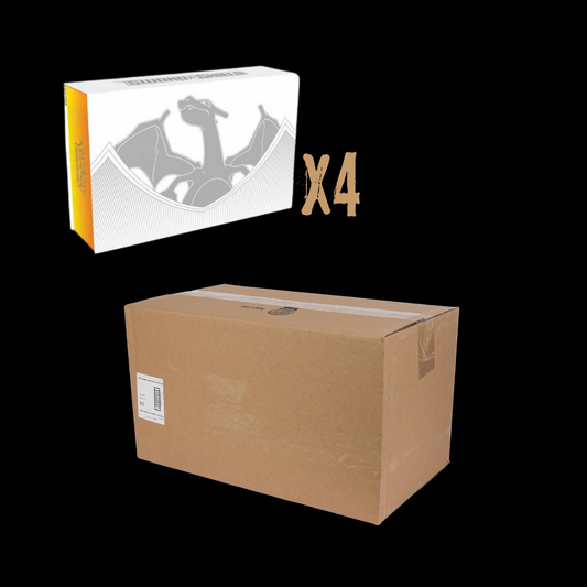 Pokemon Sword & Shield Charizard Ultra Premium Collection Box Sealed Case X4