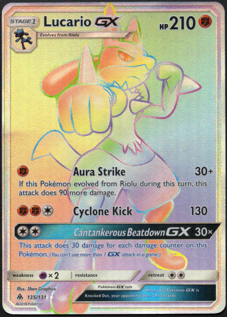 Lucario GX (Secret) (135/131) (SM06)