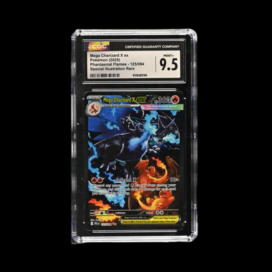 Pokemon Slab Mega Charizard 125 2025 CGC 9.5 Mint+