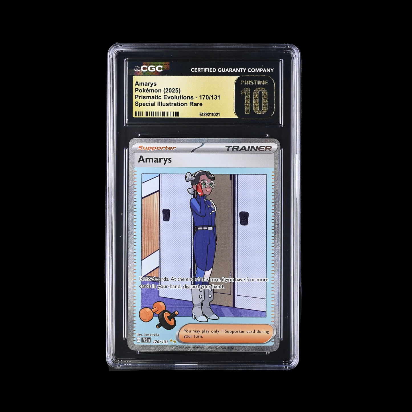 Pokemon Slab Amarys 170 CGC Pristine 10 2025