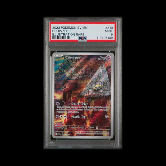 Pokemon Slab Drowzee 210 PSA 9 Mint 2023