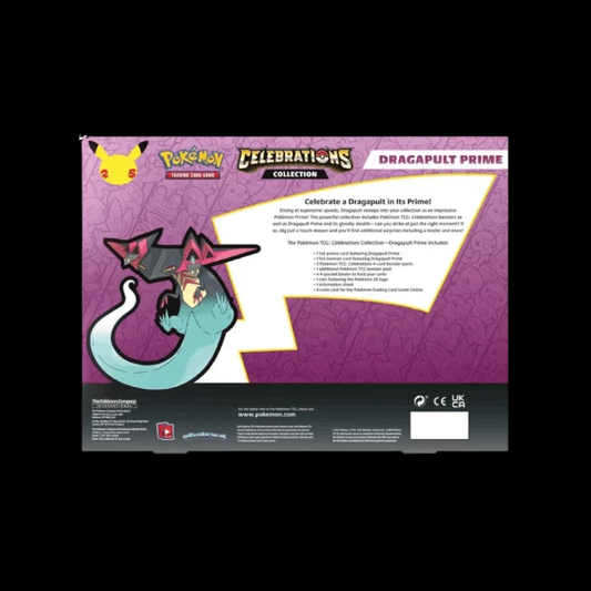 Pokemon Celebrations 25th Pokemon Dragapult Prime Box