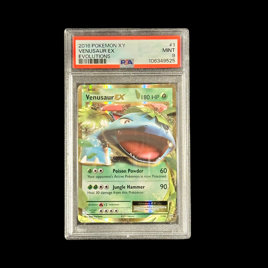 Pokemon Slab Venusaur EX 1/108 PSA 9 Mint 2016