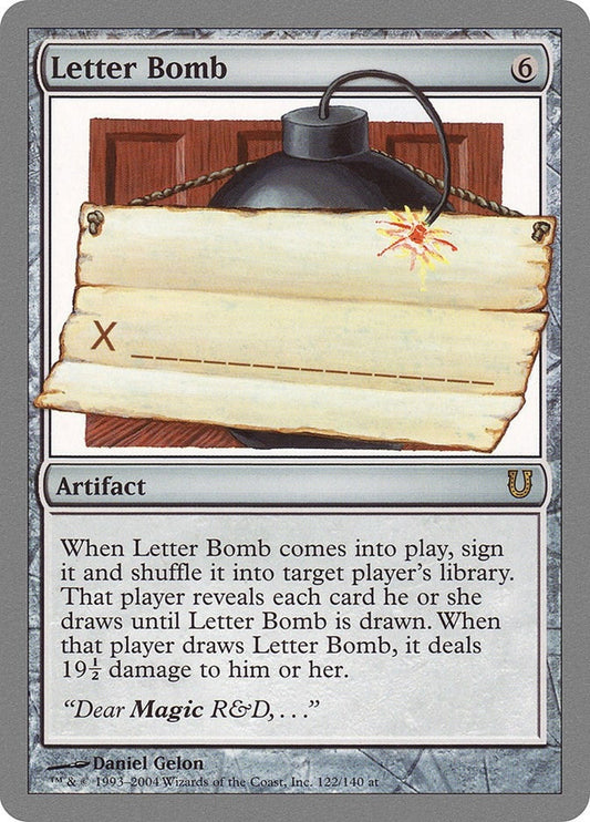 Letter Bomb (122) (UNH)
