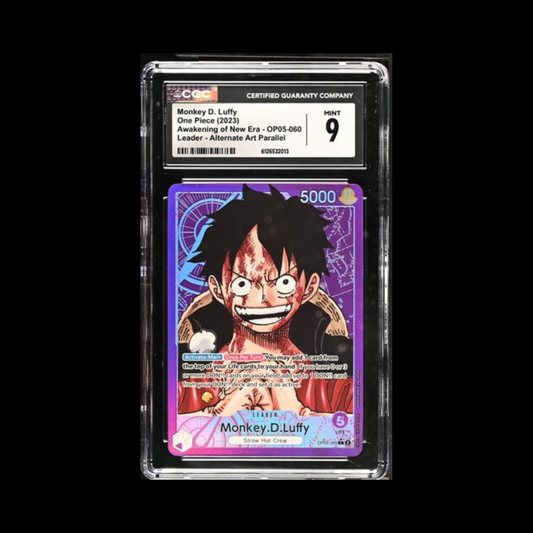 One Piece Slab Monkey D. Luffy OP05-060 CGC 9 Mint 2023