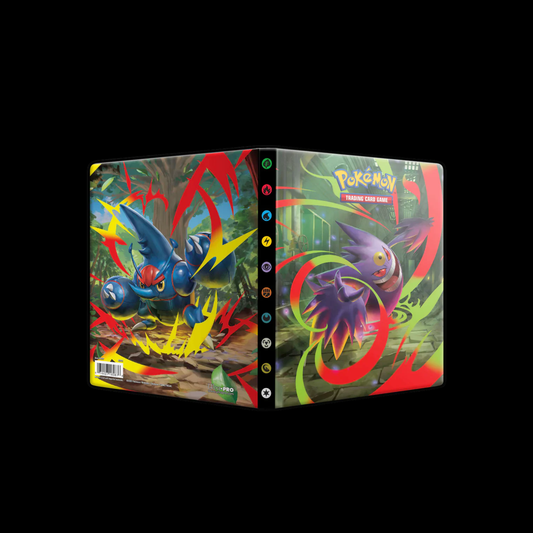 Ultra Pro Binder Pokemon Gengar 4 Pocket 80x Cards + 4x Jumbo Cards
