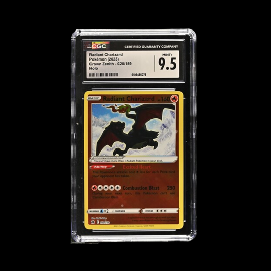 Pokemon Slab Radiant Charizard 020 2023 CGC 9.5 Mint+
