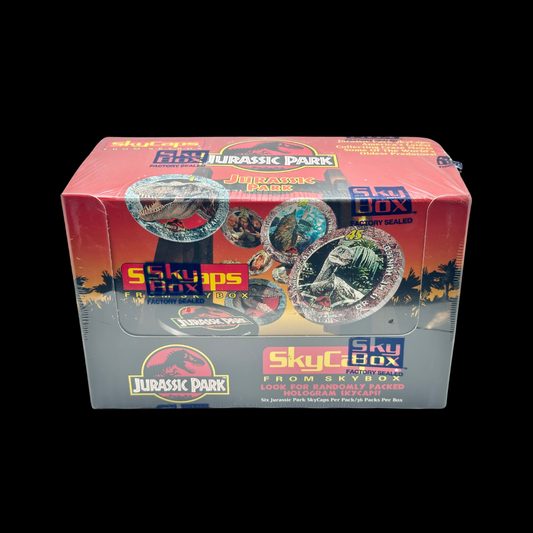 Jurassic Park Sky Box Sky Caps Booster Box 1993