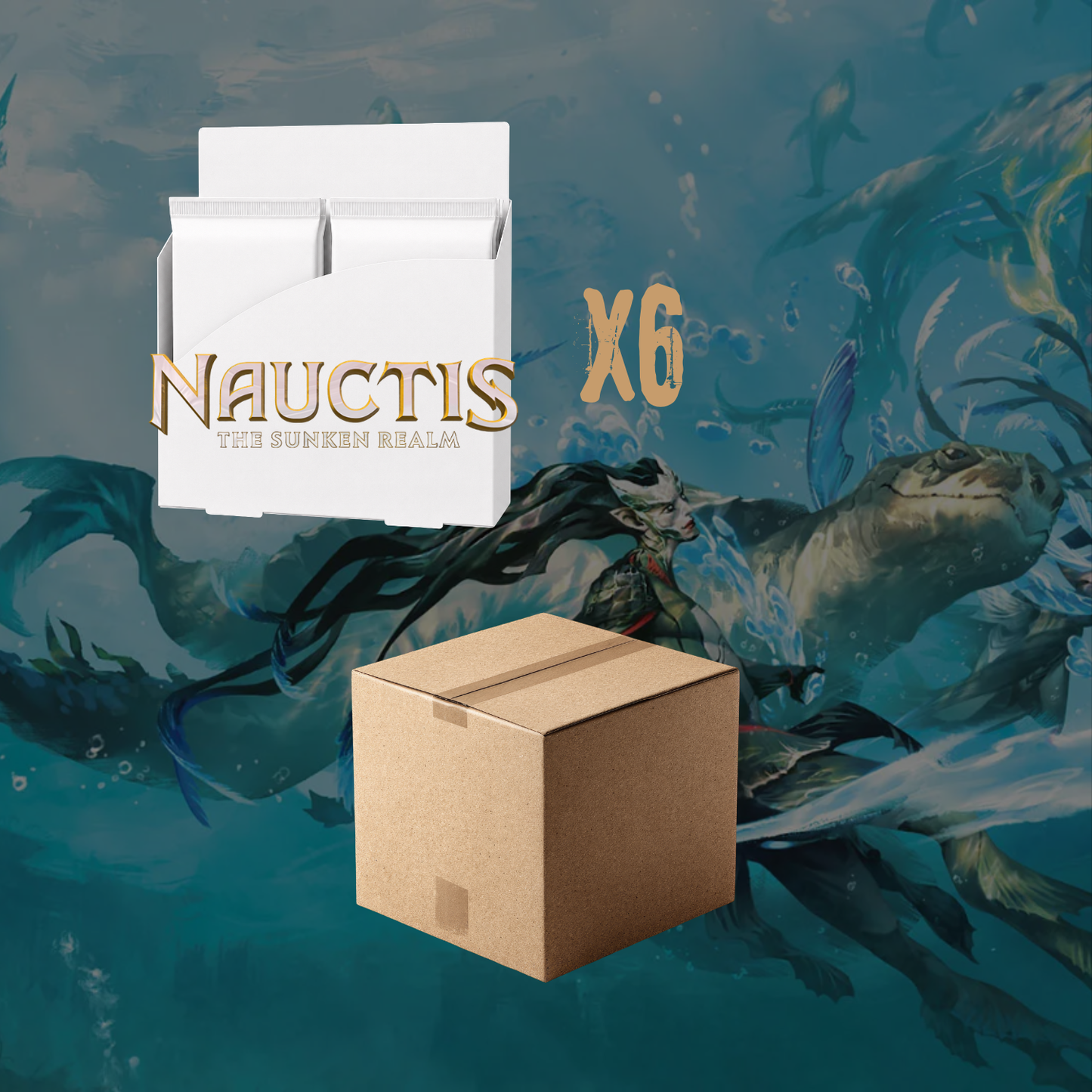 MTG Magic The Gathering Nauctis The Sunken Realm 6x Collector Booster Box Sealed Case (Ships Feb 2027)
