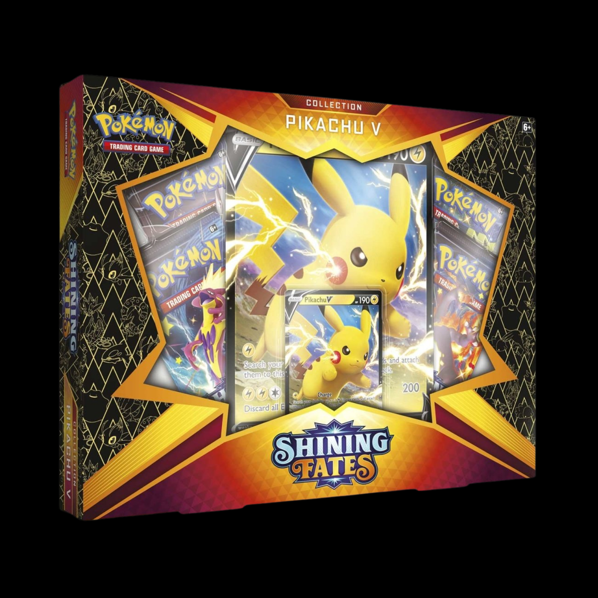 Pokemon Shining Fates Collection Box Pikachu V