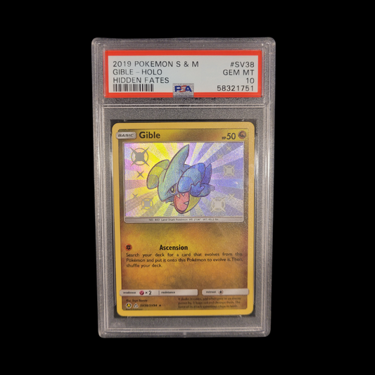 Pokemon Slab Gible SV38 PSA 10 Gem 2019