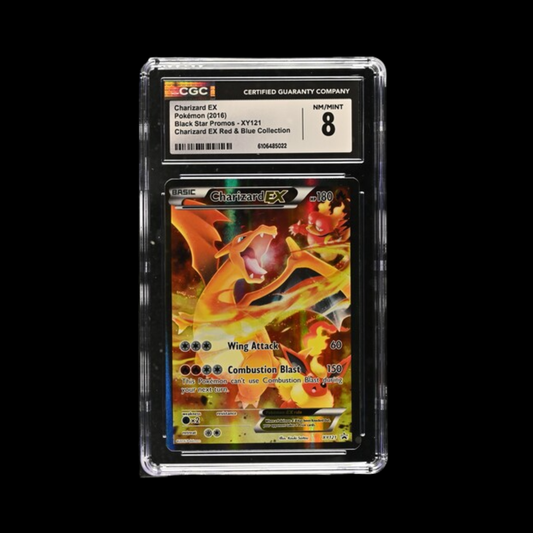 Pokemon Slab Charizard XY121 2016 CGC 8 Nm/Mint