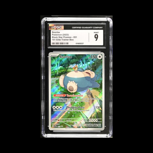Pokemon Slab Snorlax 051 CGC 9 Mint 2023