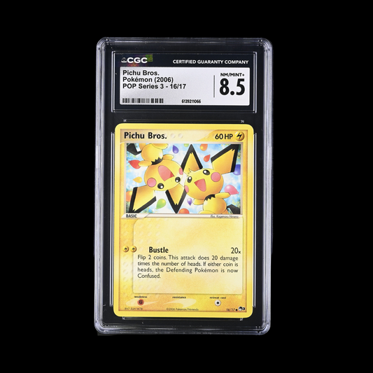 Pokemon Slab Pichu Bros. 16 CGC 8.5 NM+ 2006