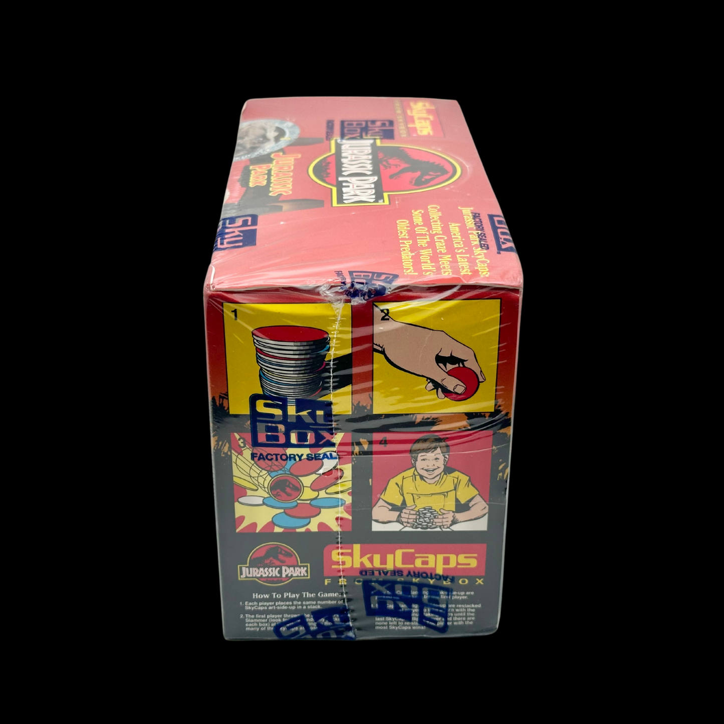Jurassic Park Sky Box Sky Caps Booster Box 1993