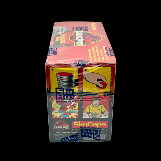 Jurassic Park Sky Box Sky Caps Booster Box 1993