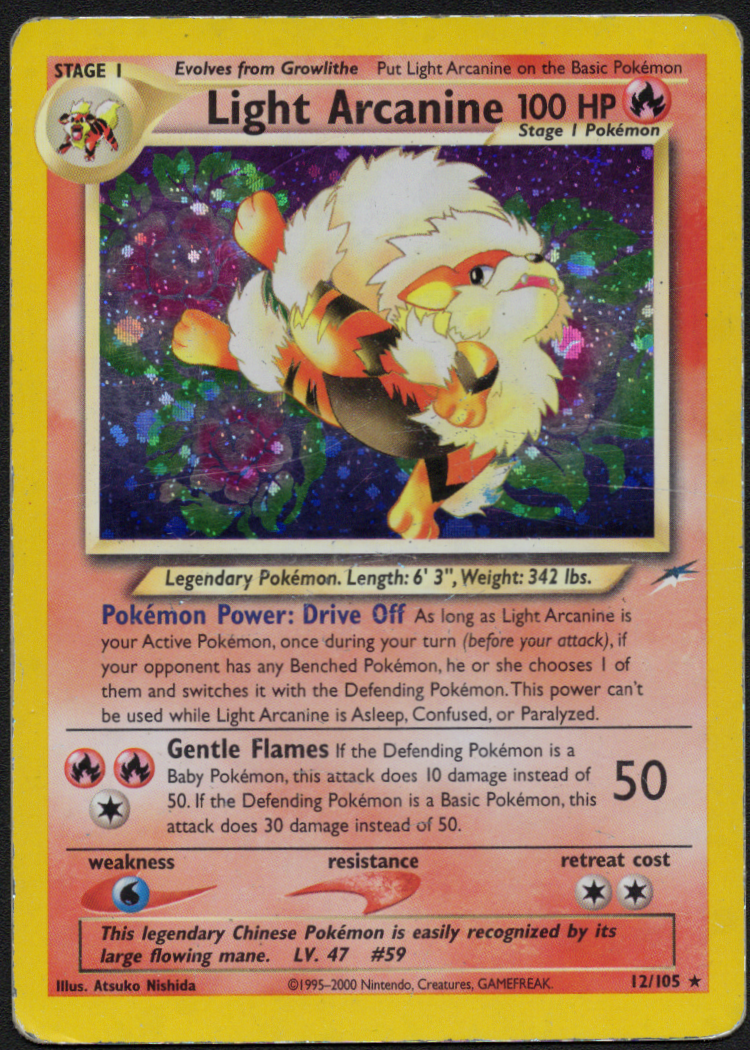 Light Arcanine (012/105) (N4)
