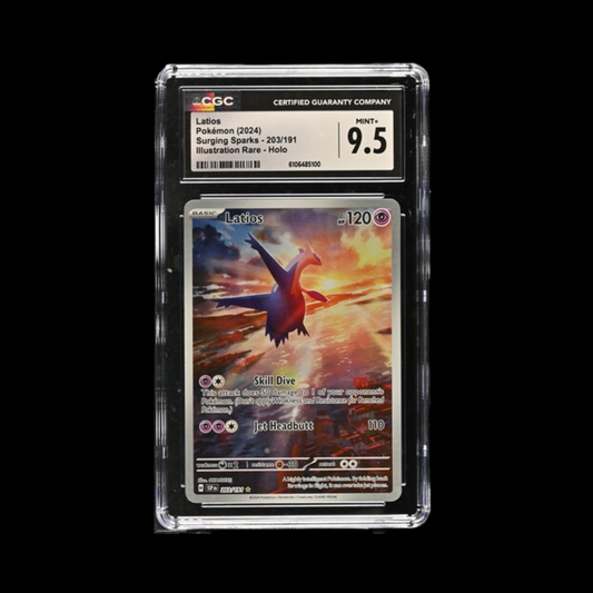 Pokemon Slab Latios 203 2024 CGC 9.5 Mint+