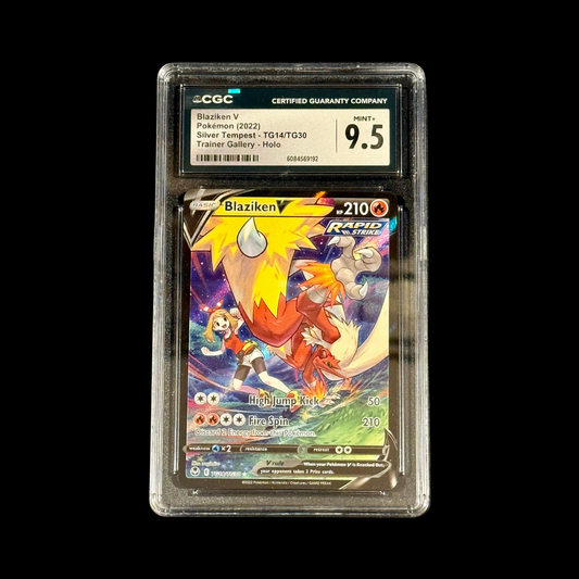 Pokemon Slab BlazikenV Tg14/Tg30 CGC 9.5 NM 2022