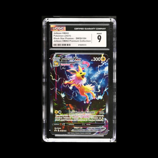 Pokemon Slab Jolteon VMAX SWSH184 CGC 9 Mint 2021