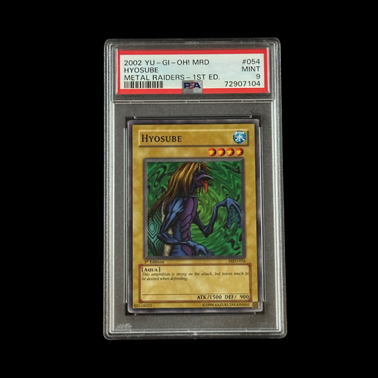 Yu-Gi-Oh! Slab Hyosube Metal Raiders 1st Edition MRD-054 PSA 9 Mint 2002