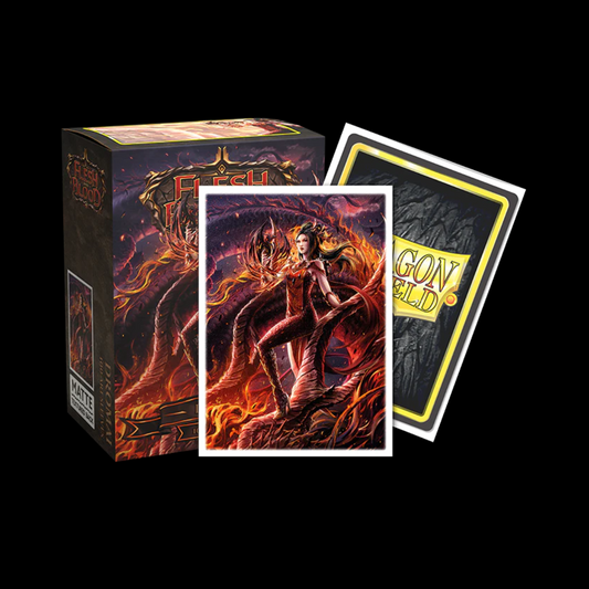 Dragon Shield Flesh and Blood Sleeves Matte Art Dromai 100x
