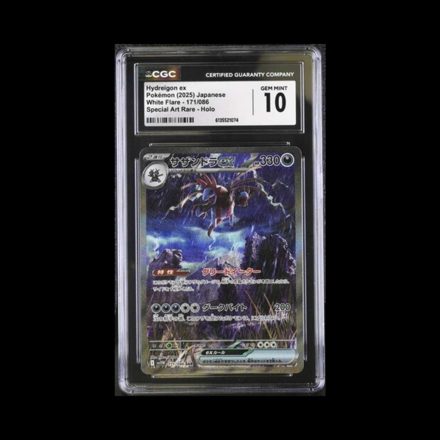 Pokemon JP Slab Hydreigon EX 171 CGC 10 Gem 2025