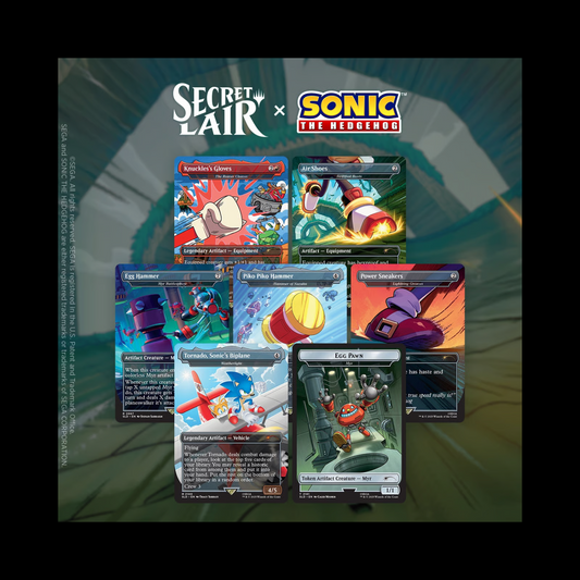 MTG Magic The Gathering Secret Lair Sonic Turbo Gear Sealed