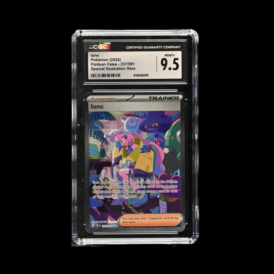 Pokemon Slab Iono 237 2024 CGC 9.5 Mint+