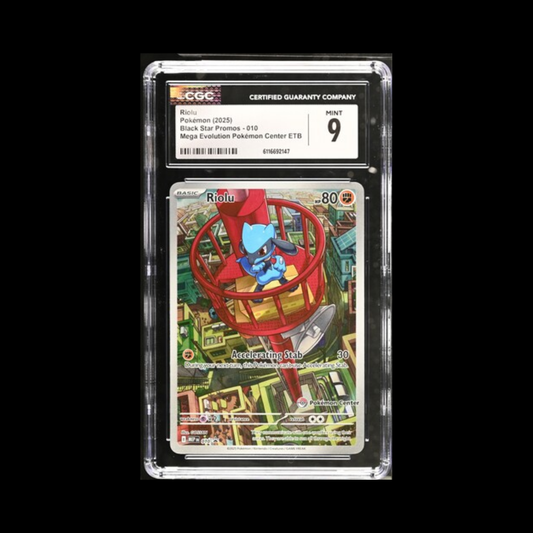 Pokemon Slab Riolu 10 Pokemon Center CGC 9 Mint 2025
