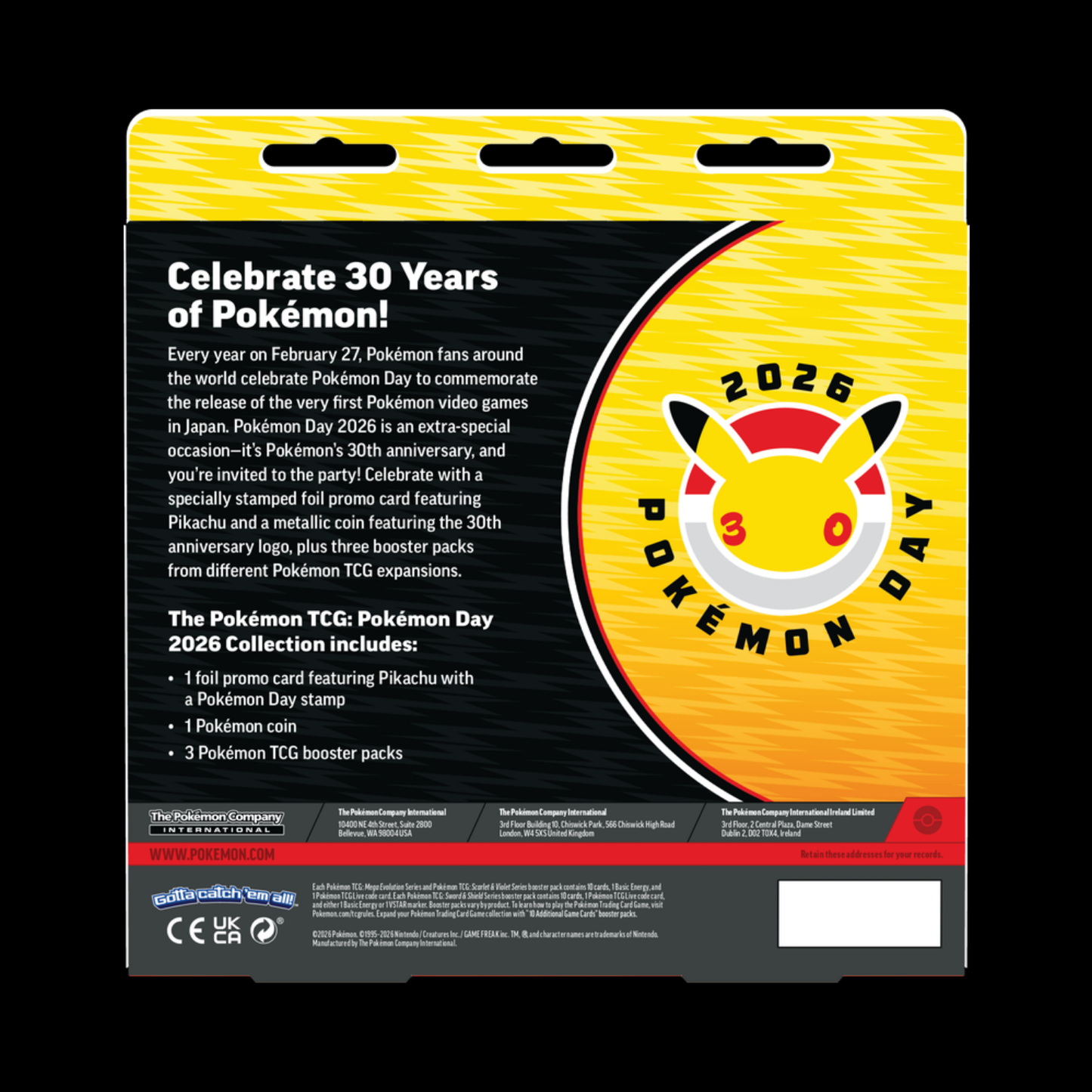 Pokemon Day 2026 Collection (Ships Jan 30th)