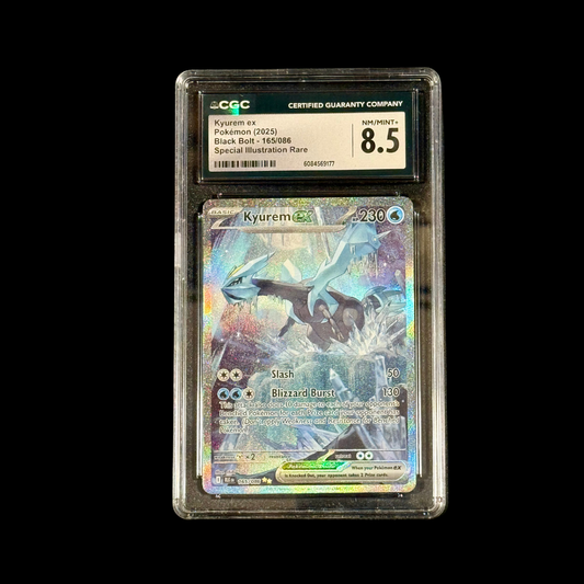 Pokemon Slab Kyurem Ex 165/086 CGC 8.5 NM 2025