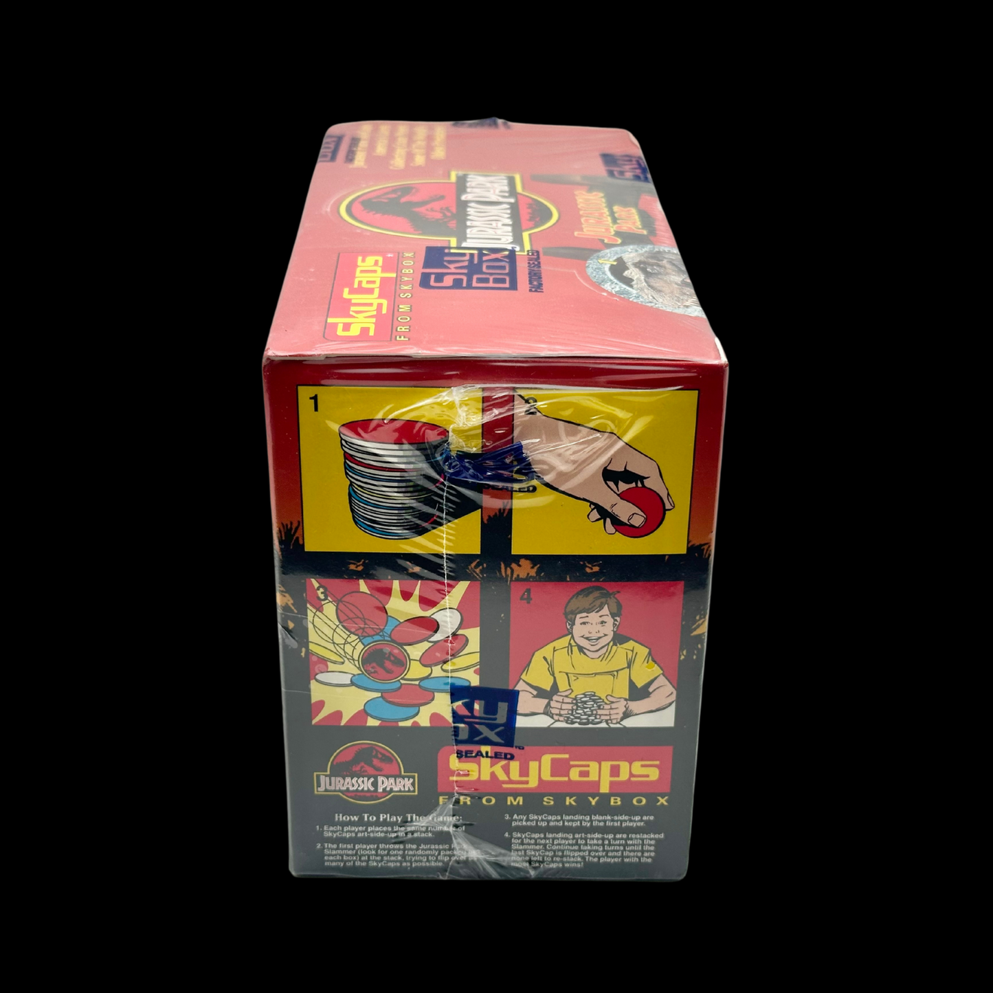 Jurassic Park Sky Box Sky Caps Booster Box 1993