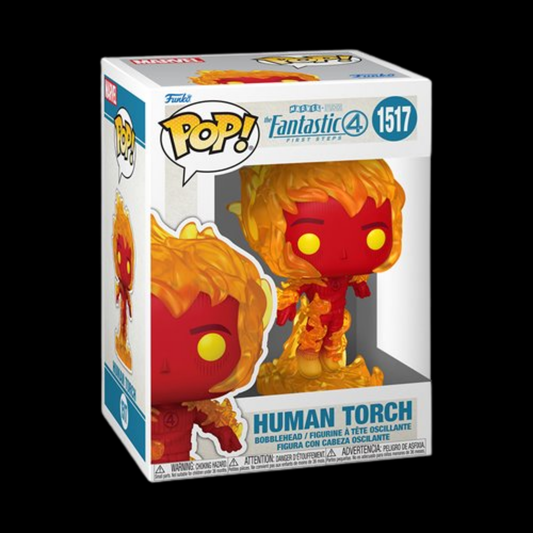 The Fantastic Four: First Steps Human Torch Funko Pop! Vinyl Figure #1517