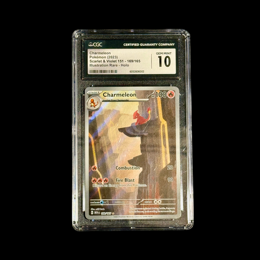 Pokemon Slab Charmeleon 169/165 CGC 10 NM 2023
