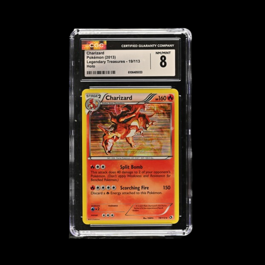 Pokemon Slab Charizard Holo 19 2013 CGC 8 Nm/Mint