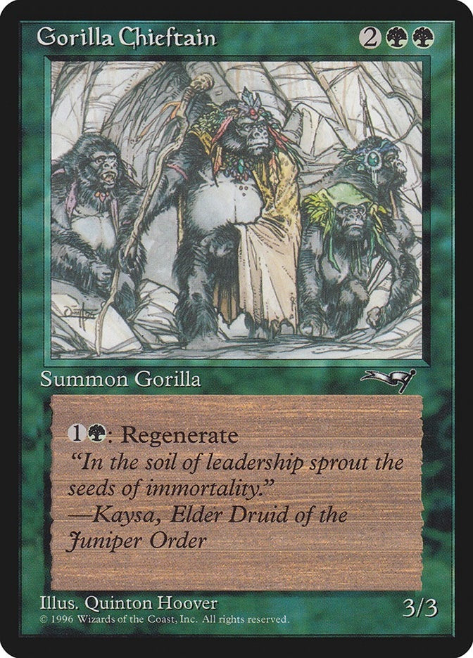 Gorilla Chieftain (4 Gorillas) (78) (ALL)