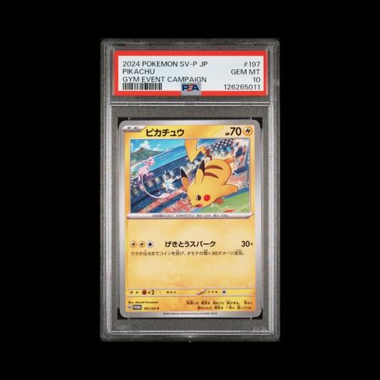 Pokemon JP Slab Pikachu 197 PSA 10 Gem Mint 2024
