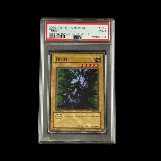 Yu-Gi-Oh! Slab Trent Metal Raiders 1st Edition MRD-052 PSA 9 Mint 2002