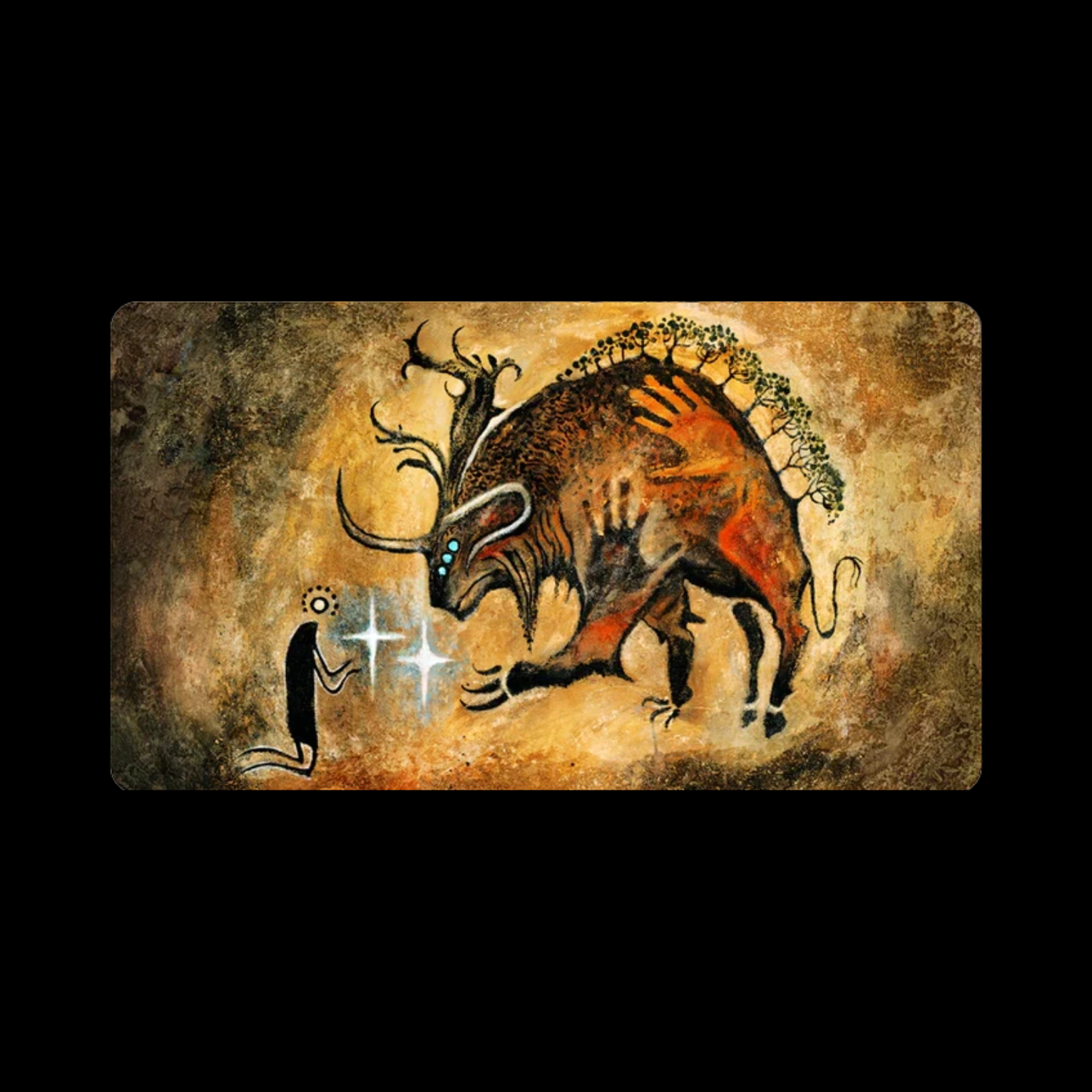 MTG Magic The Gathering Authentic Limited Playmat Signed - Mythos of Brokkos