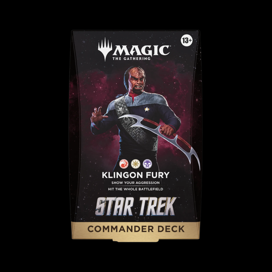 MTG Magic The Gathering Star Trek Klingon Fury Commander Deck