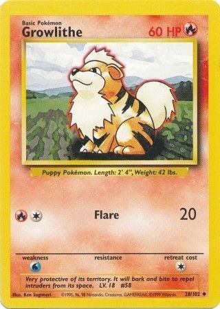 Growlithe (028/102) (BS)