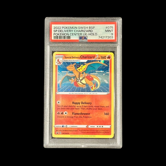 Pokemon Slab Special Delivery Charizard 075 PSA 9 Mint 2022