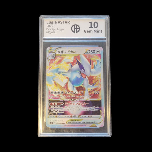 Pokemon JP Slab Lugia VSTAR CAG 10 Gem Mint 2022