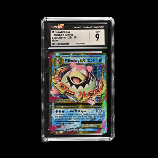 Pokemon Slab M Slowbro 27 2016 CGC 9 Mint